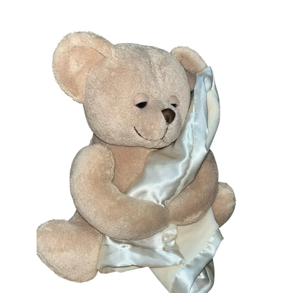 Prince Lionheart Back To Sleep Bear W/ Silkie Blanket (no Voice Device)